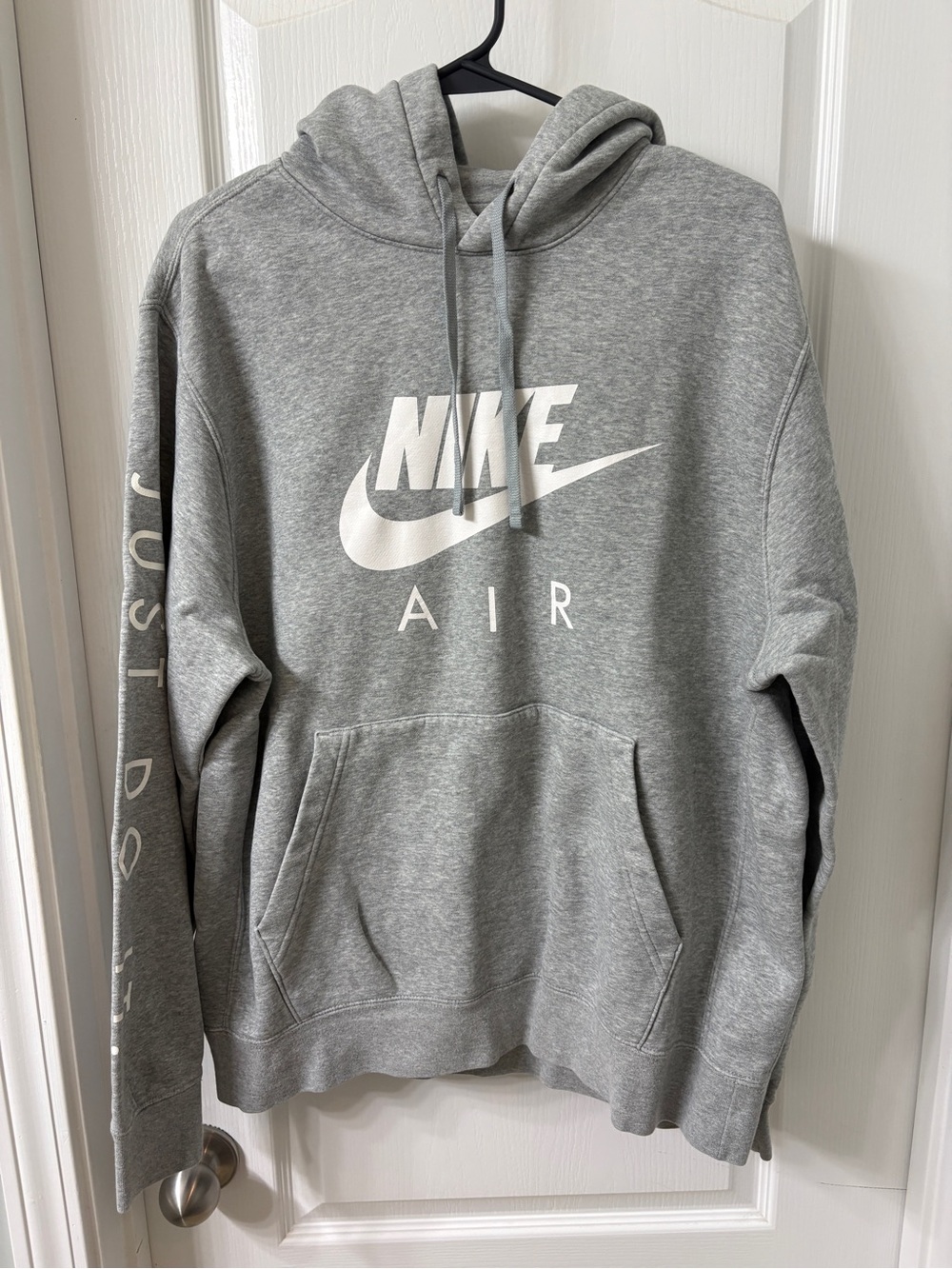 Men's Nike Air Gray Hoodie Size Large
